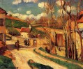 Cruce de caminos en l Hermitage Pontoise 1876 Camille Pissarro